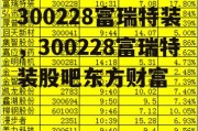 300228富瑞特装，300228富瑞特装股吧东方财富