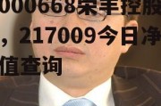 000668荣丰控股，217009今日净值查询