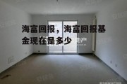 海富回报，海富回报基金现在是多少