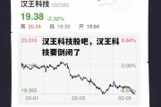 汉王科技股吧，汉王科技要倒闭了
