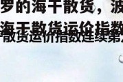 波罗的海干散货，波罗的海干散货运价指数BDI