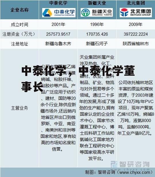 中泰化学，中泰化学董事长
