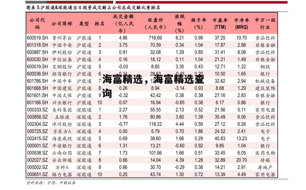 海富精选，海富精选查询