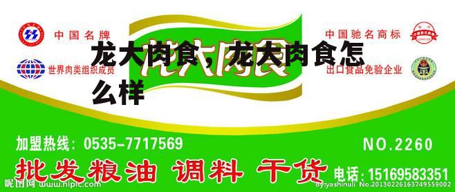 龙大肉食，龙大肉食怎么样